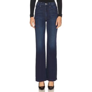 Mother The‎ Hustler Sidewinder High Rise Wide Leg Jeans in Tongue And Chic